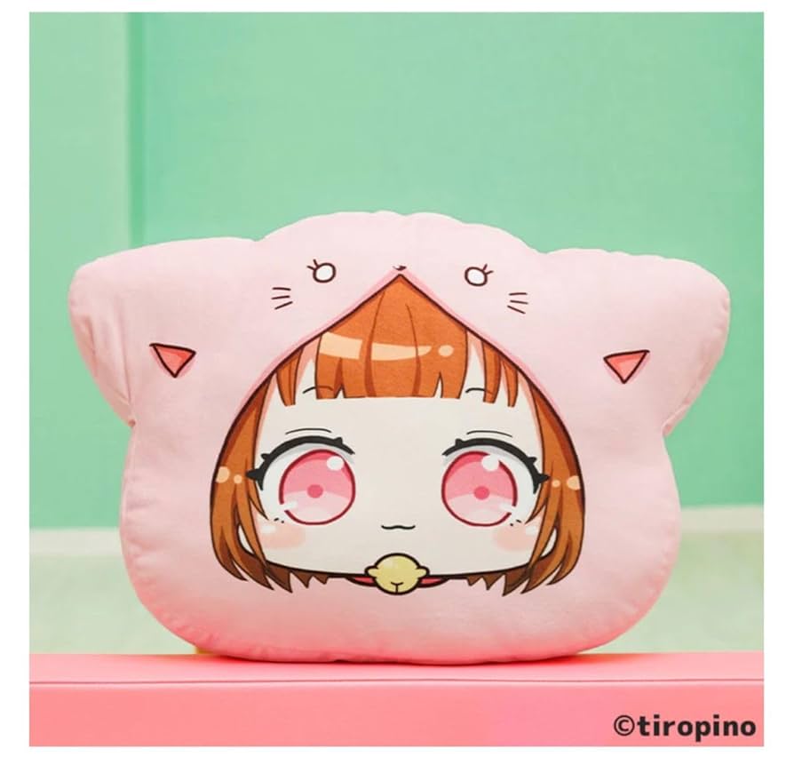 ちろぴの クッション ２つセット Amazon.co.jp: ちろぴのBIGフェイスクッションちろるぴの2個